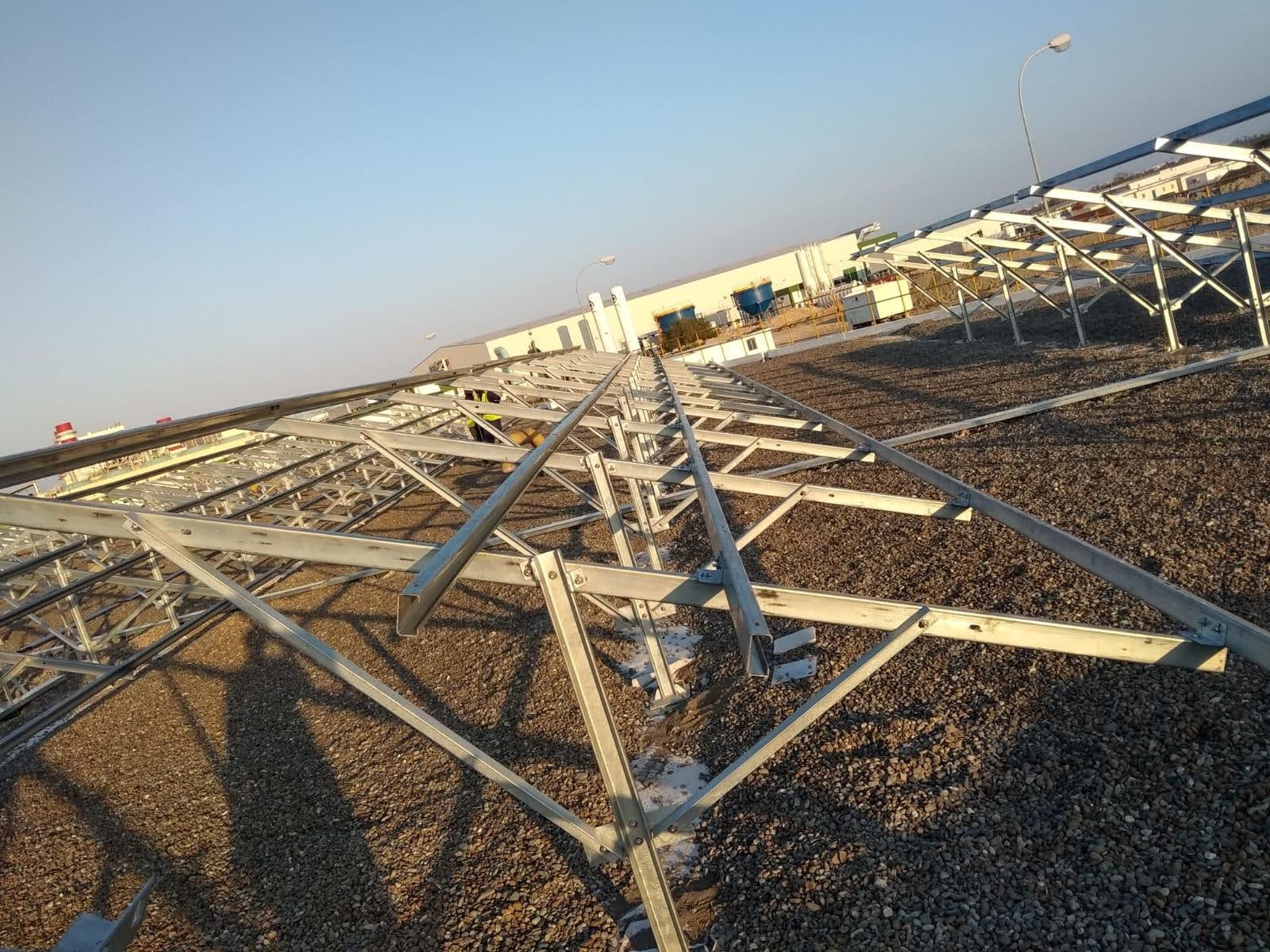 solar module mounting structure 4